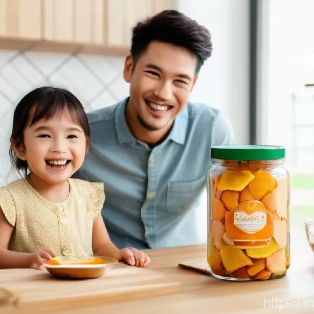 비즈니스로서의 건조 식품 제조 기회 - **Prompt 1: Modern Healthy Dried Fruit Snacks for Families**
    "A brightly lit, modern kitchen or ...