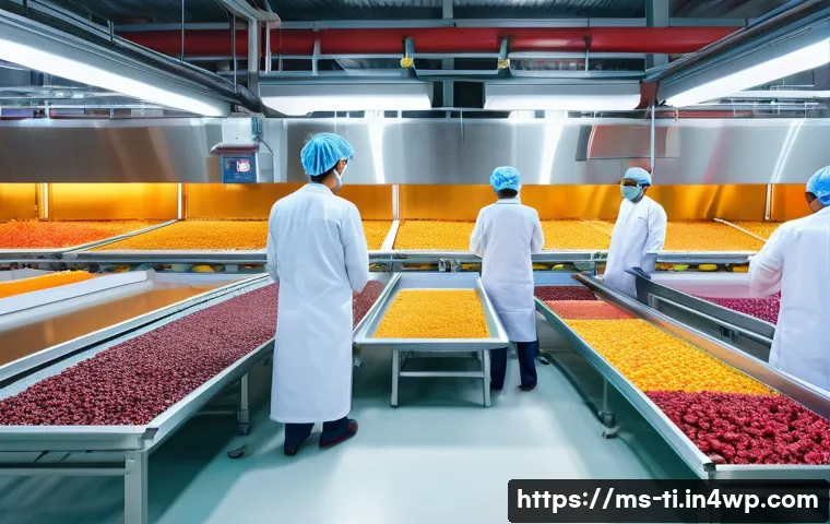 소비 트렌드에 맞춘 건조 식품의 변천사 - A modern food drying factory in Malaysia showcasing advanced automated drying machines with digital ...